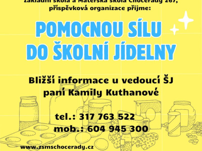 pomocná síla školní jídelna