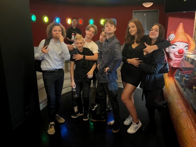 Deváťáci v Divadle Minor