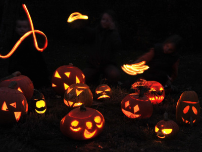 Halloweenské strašení