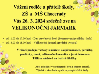Velikonoční jarmark a den otevřených dveří