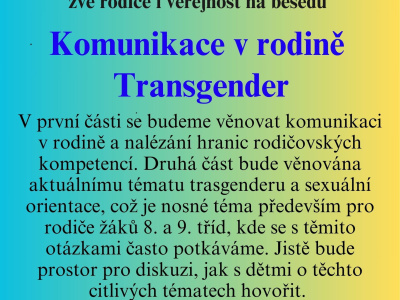 Pozvánka na besedu