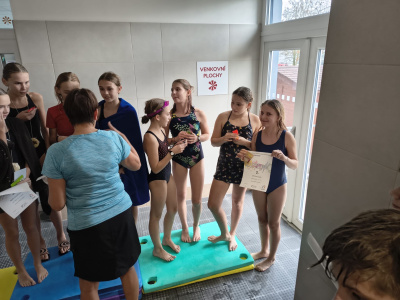 Plavecké závody Benešov