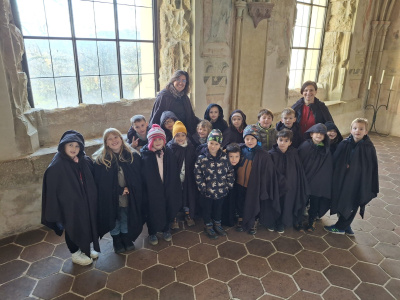 Druháci jako mniši v Sázavském klášteře